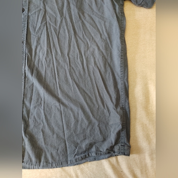 HUDSON NORTH 100% Cotton Short Sleeve Button Down Shirt Size Large - Picture 4 of 6